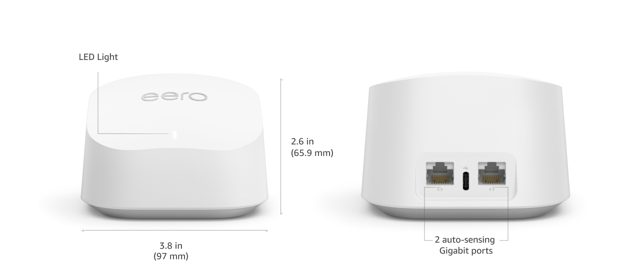 eero 6+ Dual-Band Mesh Wi-Fi (3-Pack)