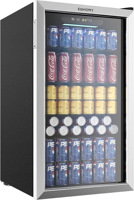 EUHOMY Beverage Refrigerator Cooler