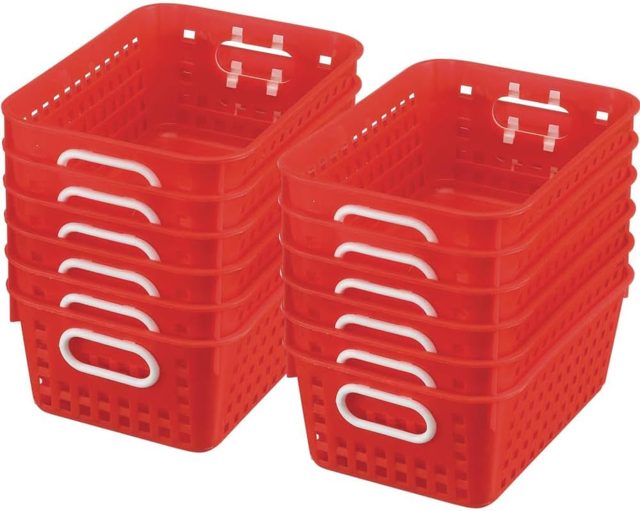 mDesign Stackable Storage Bins 4-Pack
