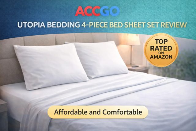 Utopia Bedding 4-Piece Bath Towel Set